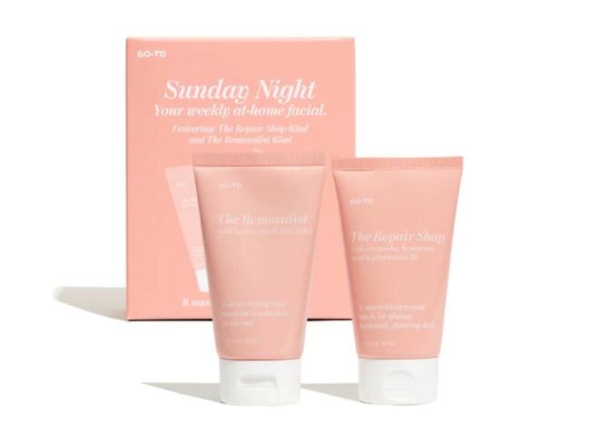 Sunday Night Face Mask Duo. Picture: Go-To Skincare.