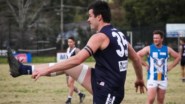 Coldstream’s Darcy Fritsch kicked 74 goals from 10 games this season. Picture: Field of View Sports Photography