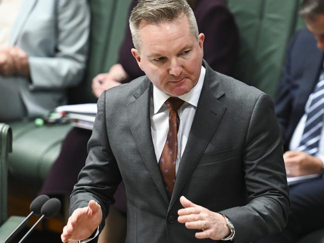 Energy Minister Chris Bowen has already promised to spend millions of taxpayer dollars on the hydrogen mirage. Picture: Martin Ollman