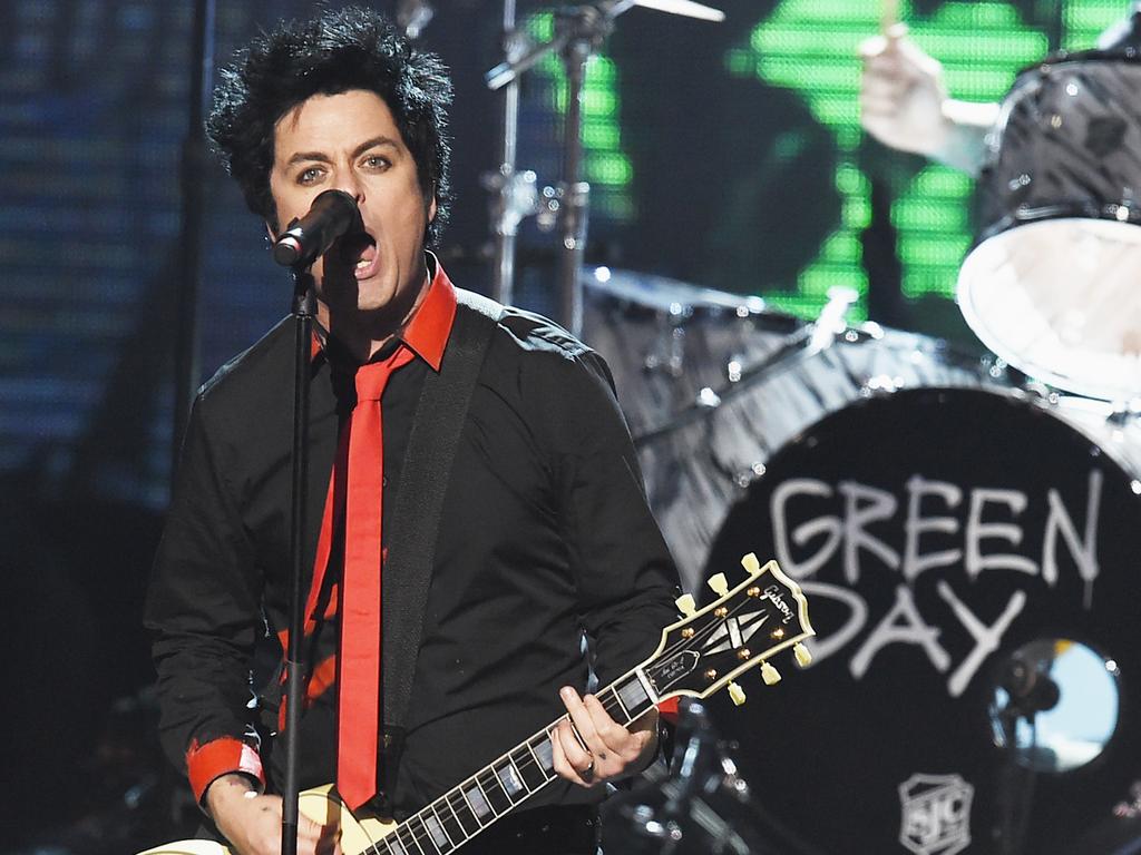 Musician Billie Joe Armstrong of Green Day performs onstage during the 2016 American Music Awards at Microsoft Theater on November 20, 2016 in Los Angeles, California. Picture: Getty