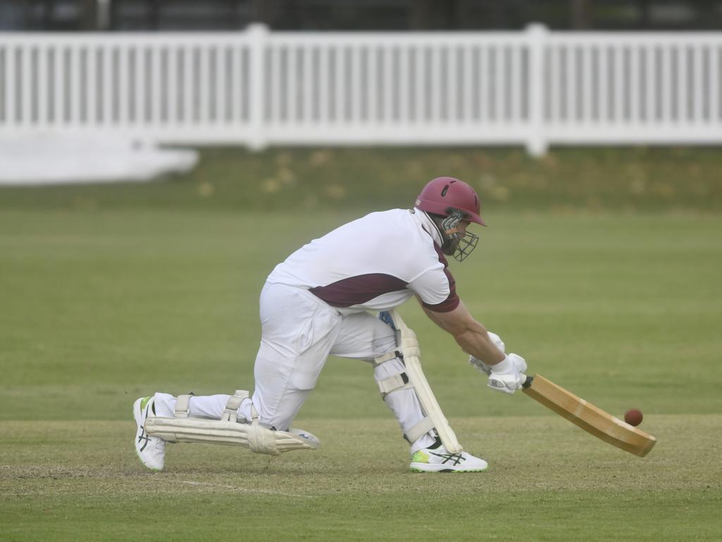 Action in CRCA premier league between Brothers and South Services at Ellem Oval.