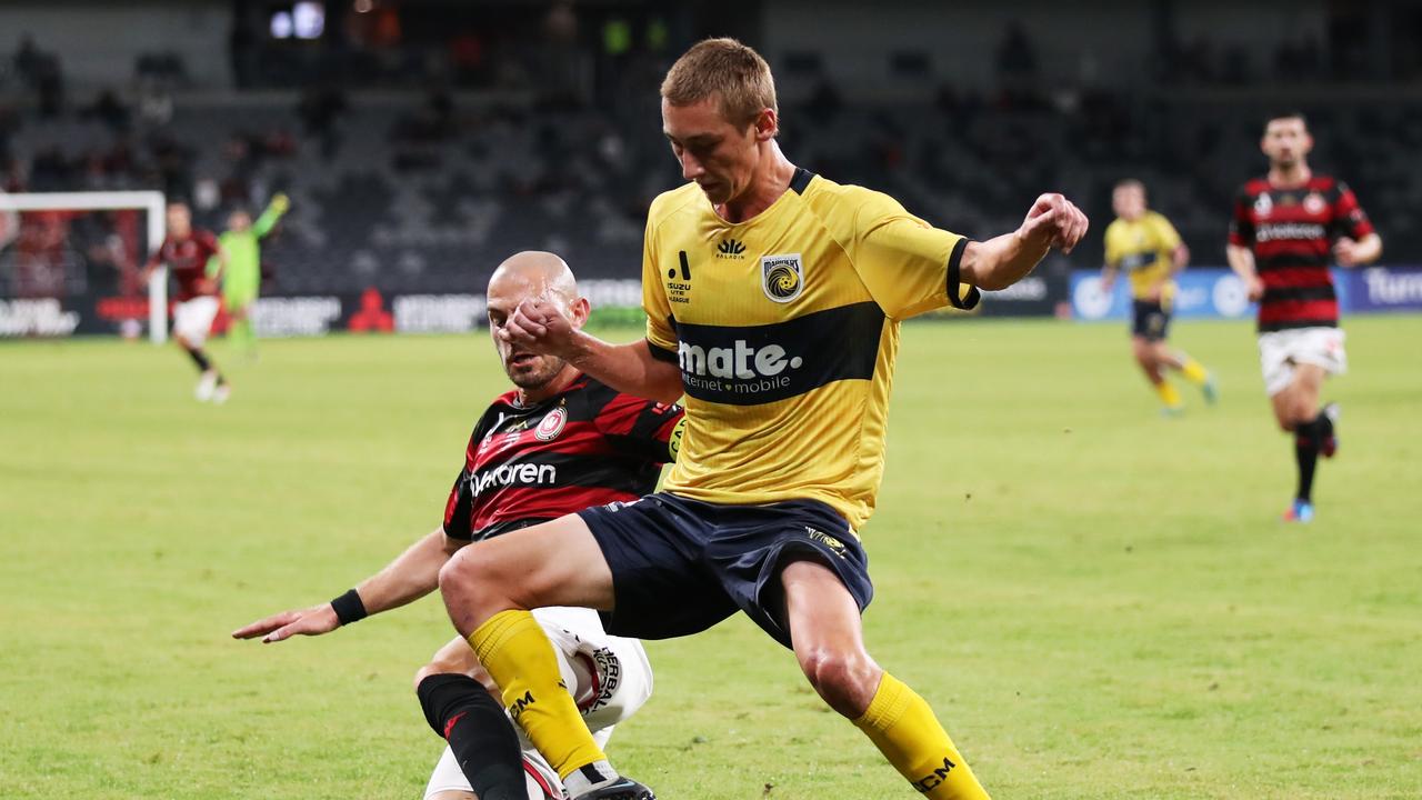 Jacob Farrell of the Mariners is another one of the best prospects for the U23 Asian Cup. Picture: Getty Images.