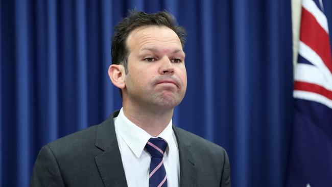 Minister for Resources Matt Canavan. Picture: Darren England