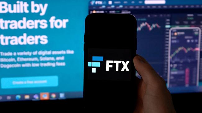 Crisis-struck cryptocurrency platform FTX has gone bankrupt in the US, the latest blow in a saga that has reverberated across the digital currency landscape. Picture: AFP