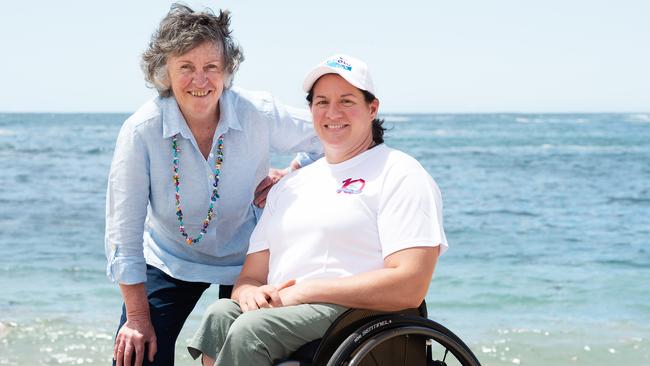 Randwick Mayor Kathy Neilson with Sauvage at Sunday’s launch. Image: Monique Harmer