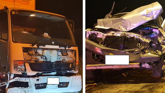 The truck and Jason Watson’s car.