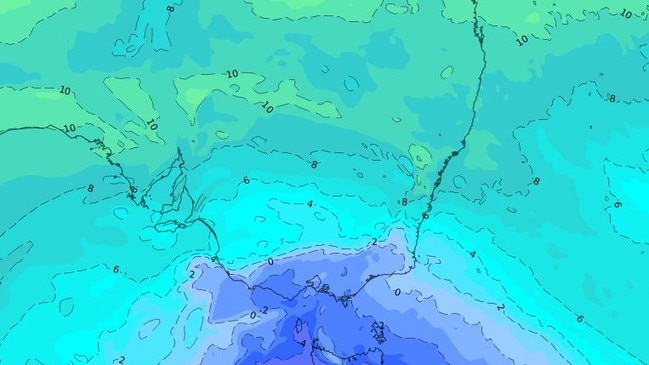 A cold blast of air is expected to hit the southeast of the country over the weekend. Picture: WeatherZone