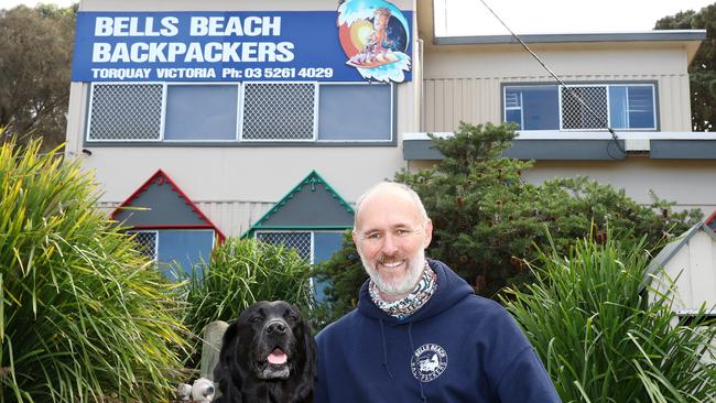 Sean Kershaw at Bells Beach Backpackers