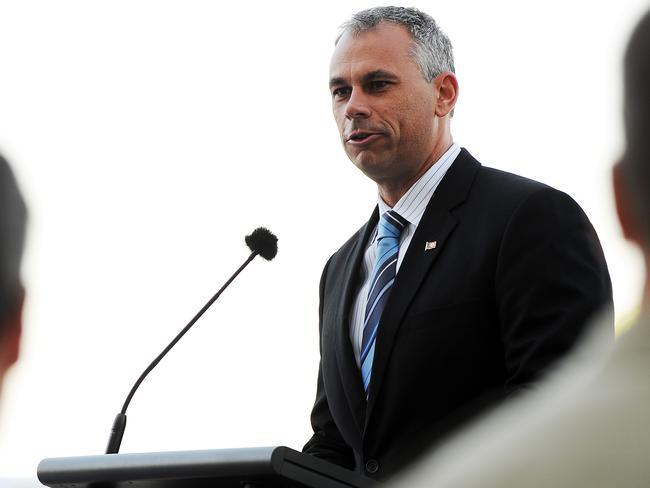 Chief Minister Adam Giles opening the Australian Citizenship Ceremony and Territory Day flag raising at Parliament House, Darwin