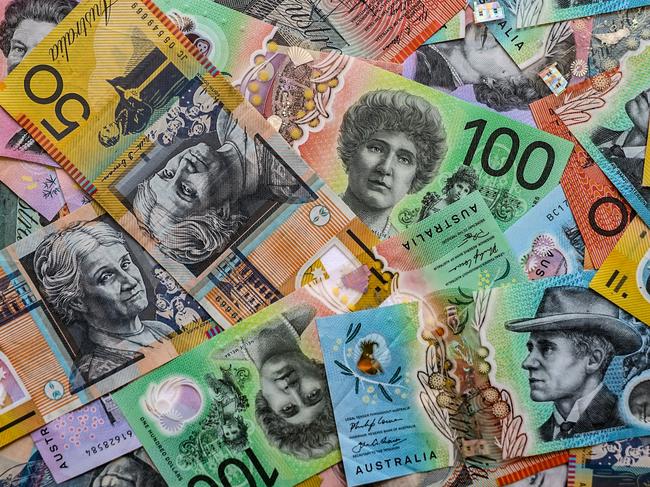 AUSTRALIA - NewsWire Photos - General view editorial generic stock photo image of Australian cash money currency. Picture: NewsWire / Nicholas Eagar