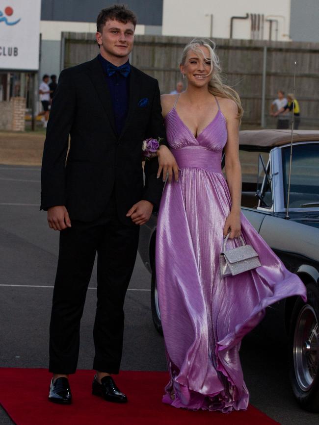 Saxon Blair and Alice Prichard at the 2023 St Lukes Anglican College formal.