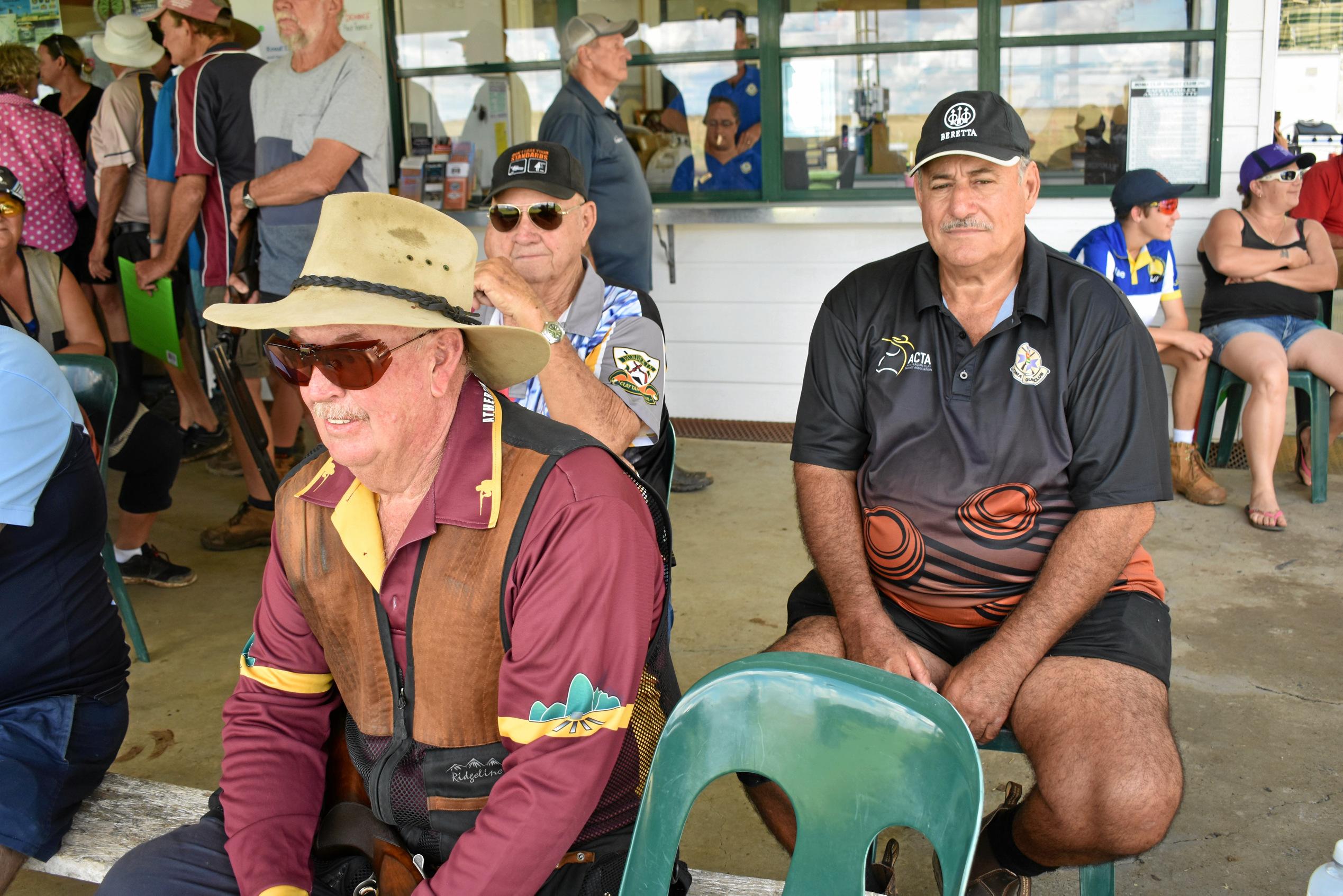 Steve Murphy, Lui Populin and Tony Caruso. Picture: Jorja McDonnell