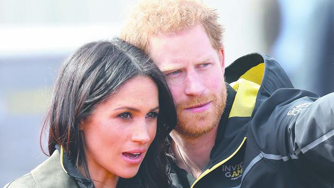 DEAL-20180921  EMBARGO FOR THE DEAL 21 SEP 2018NO REUSE WITHOUT PERMISSIONBATH, ENGLAND - APRIL 06:  Meghan Markle and Prince Harry, Patron of the Invictus Games Foundation attend the UK Team Trials for the Invictus Games Sydney 2018 at the University of Bath Sports Training Village on April 6, 2018 in Bath, England. The Invictus Games Sydney 2018 will take place from 20-27th October and will see over 500 competitors from 18 nations compete in 11 adaptive sports.  (Photo by Chris Jackson/Getty Images)