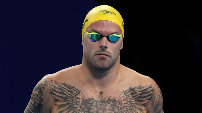 NCA. PARIS FRANCE 2024 OLYMPIC GAMES. July 30 - Day 4Kyle Chalmers in action during the Semi-Final of the Mens 100m Freestyle at the Paris La Defense Arena  Picture: Adam Head