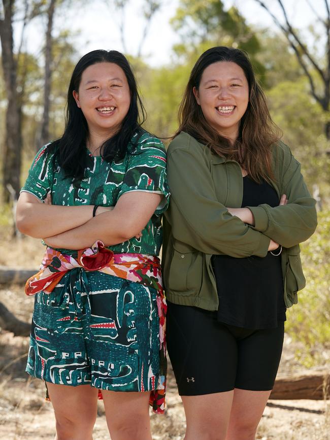 Sisters Mel and Michelle Chiang.