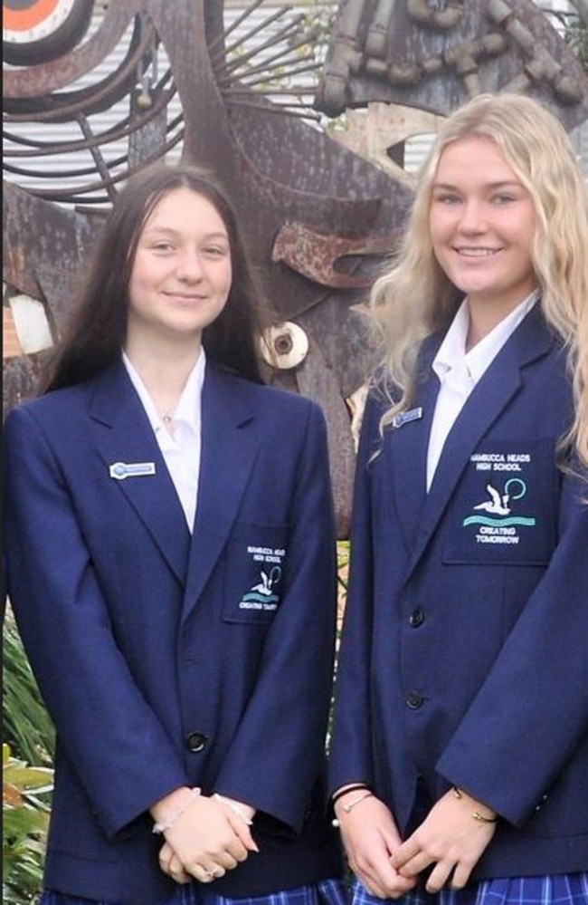 Nambucca captains Aeshra David and Jemma Wilson.