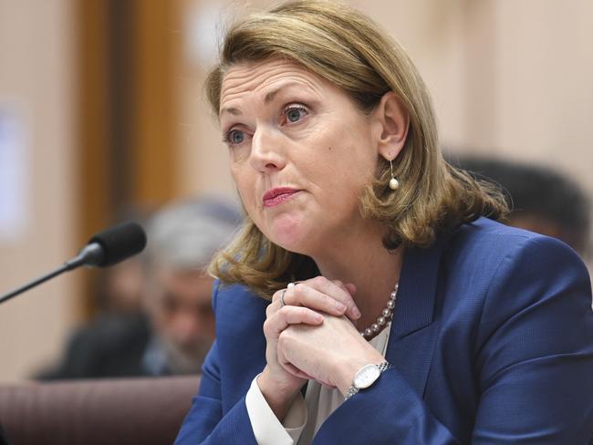 CANBERRA, Australia - NewsWire Photos - September 20, 2024: Monash University Vice-Chancellor and President, Professor Sharon Pickering appears at the second inquiry into antisemitism at universities at Parliament House in Canberra. Picture: NewsWire / Martin Ollman