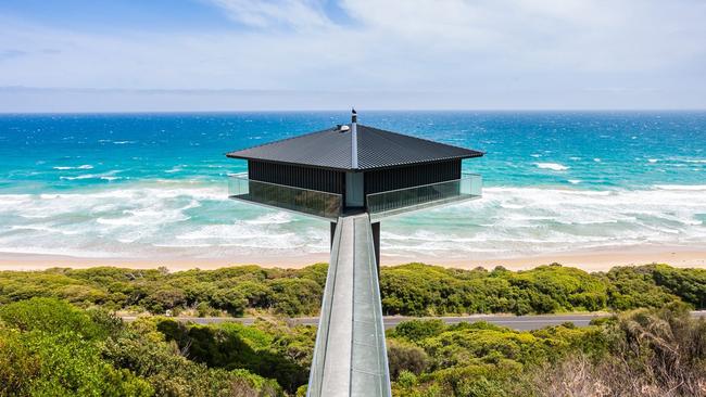 The Pole House in Fairhaven, Victoria.