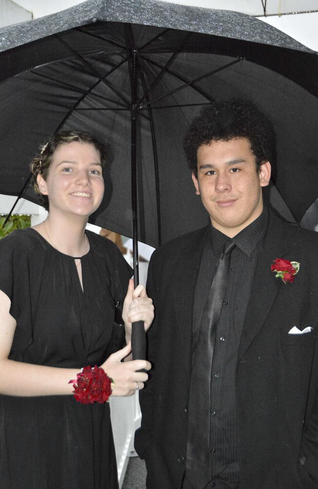 Emily Madden and Josh Collard at Wilsonton State High School formal at Clifford Park Racecourse, Wednesday, November 13, 2024. Picture: Tom Gillespie