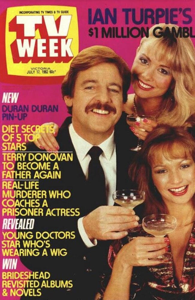 Ian Turpie on the cover of TV Week in 1982. Picture: Supplied