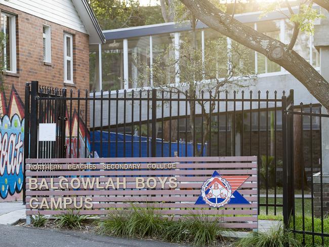 MANLY DAILY/AAP. Balgowlah Boys Campus at Balgowlah on Thursday, 26 September, 2019. As local member, Zali is concerned about the state of disrepair at the school. (AAP IMAGE / Troy Snook)