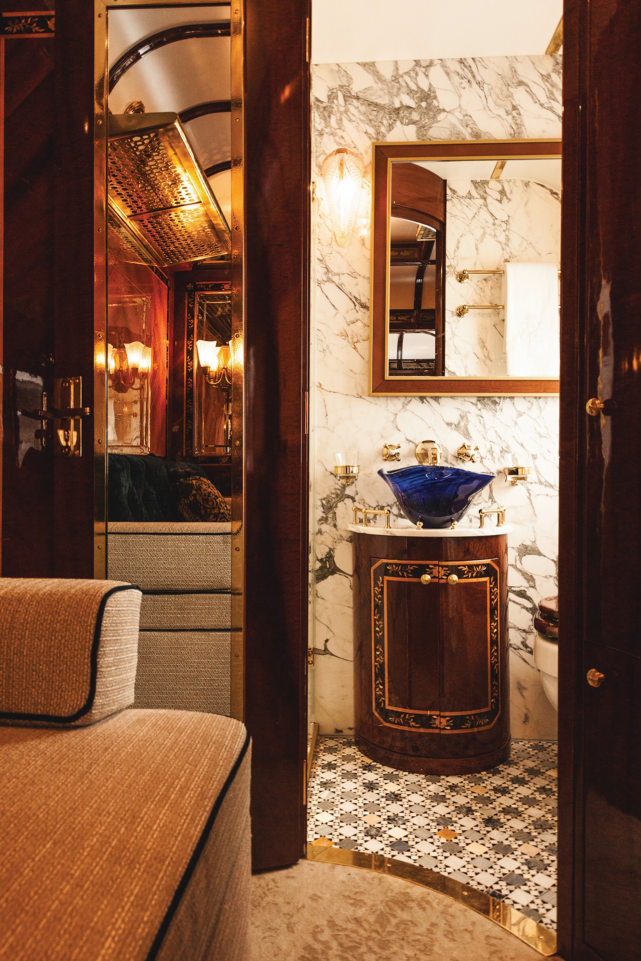 Spectacular interiors of rediscovered Orient Express carriages revealed