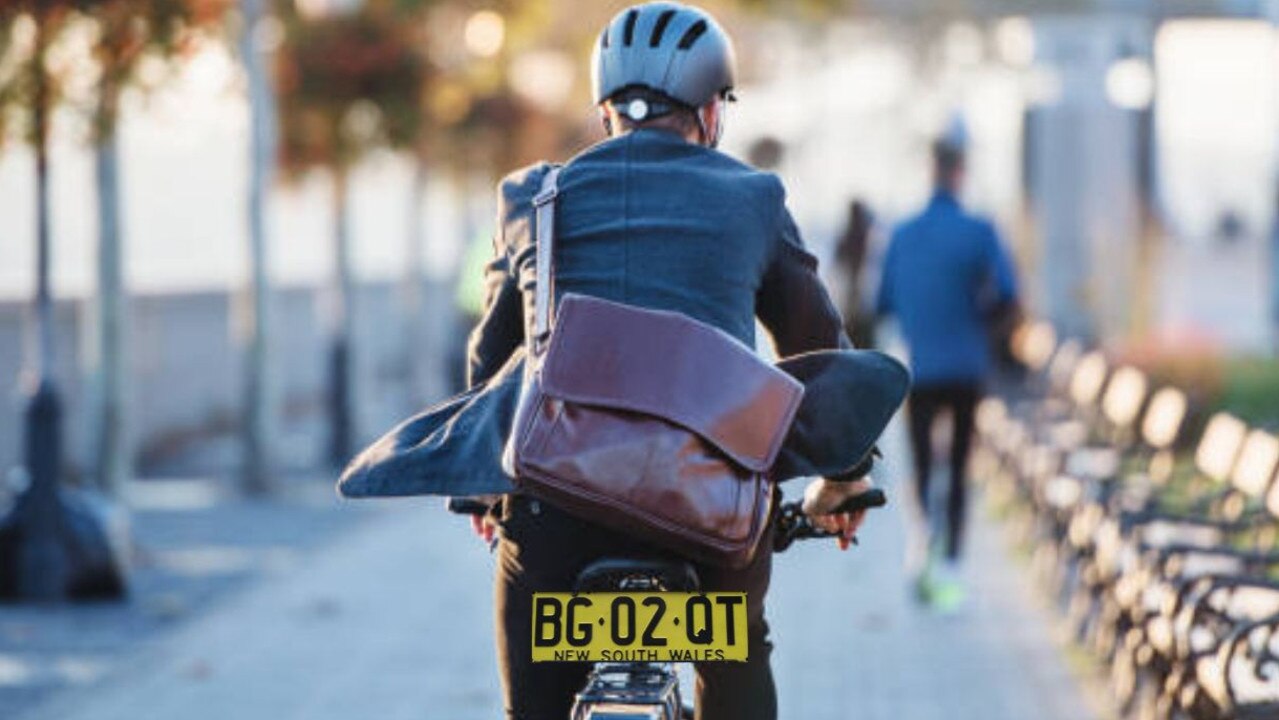 Cycling commuters could be forced to show number plates, just like motorists. Picture: iStock