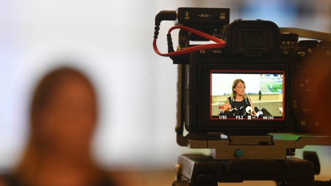 Mayor Jenny Hill has promised to live stream council committee meetings in addition to full council meetings if re-elected. Picture: Evan Morgan