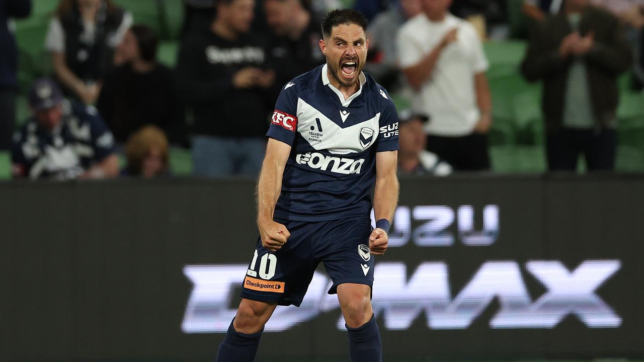 Bruno Fornaroli is pushing for a Socceroos call up, but he’s not in Robbie and Marco’s Asian Cup squad. Picture: Getty Images