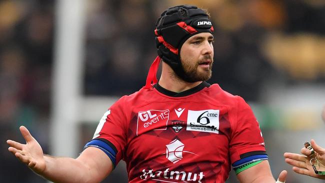 Flanker Liam Gill has left Lyon and looks to be heading for Japanese rugby. Picture: AFP