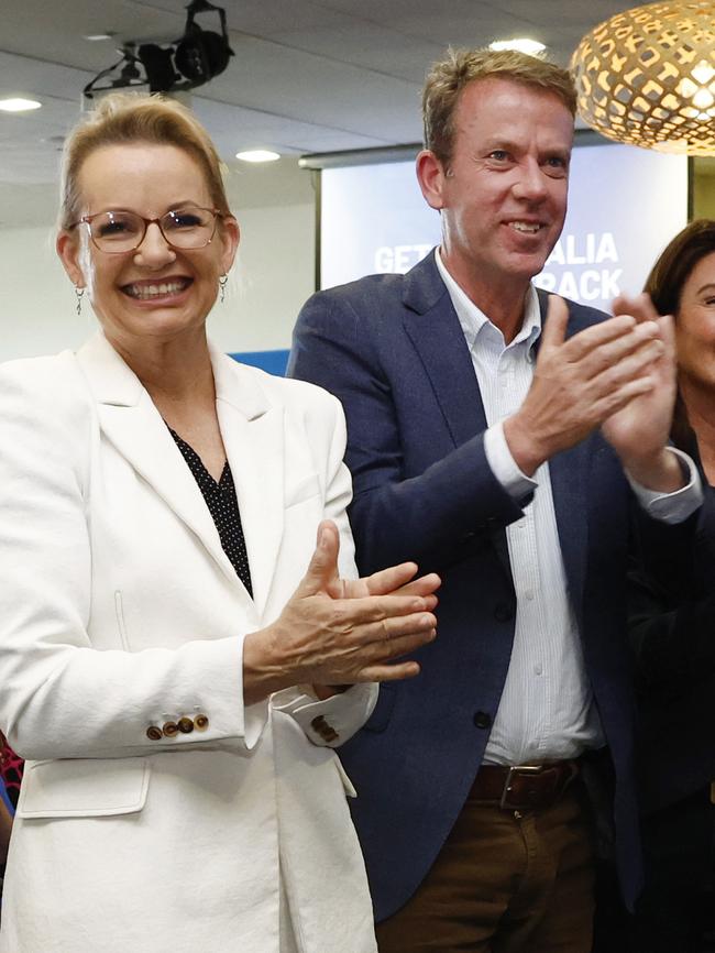 Sussan Ley (left), and member for Wannon Dan Tehanare considered contenders. Picture: Richard Dobson / NewsWire