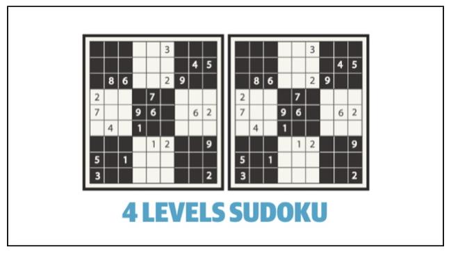 Test yourself with daily Sudoku and Crossword puzzles