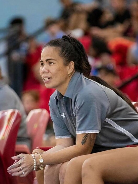 Gakkinga coach Chantelle Lee couldn’t name any standout players after her girls team won the inaugural Indigenous Community Basketball League tournament at Marrara. That was because they all impressed her. Picture Celina Whan