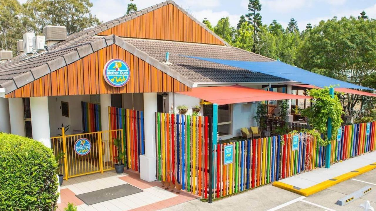 Mother Duck Childcare and Kindergarten at Eatons Hill received a 9.9 rating. Picture: Mother Duck Childcare