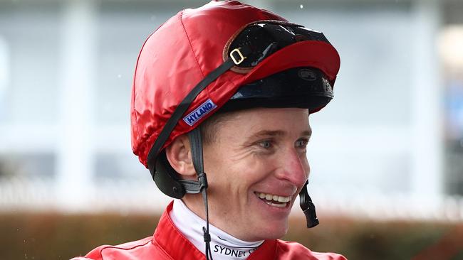 James McDonald is set to resume his bid for a sixth Sydney jockey title when he returns to riding on Wednesday. Picture: Jeremy Ng/Getty Images