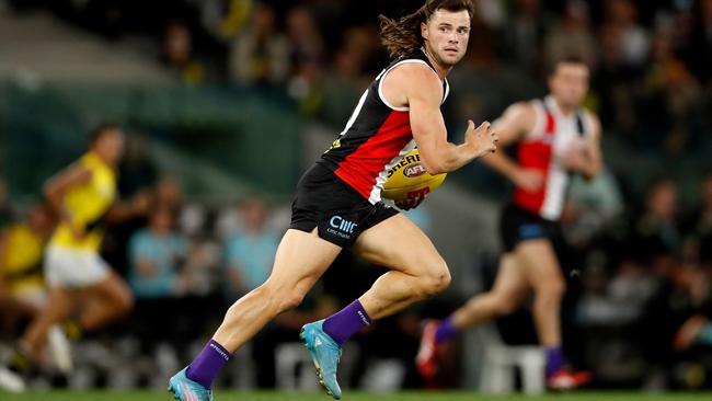 Jack Sinclair is thriving in St Kilda’s strong start to the season. Picture: Getty Images