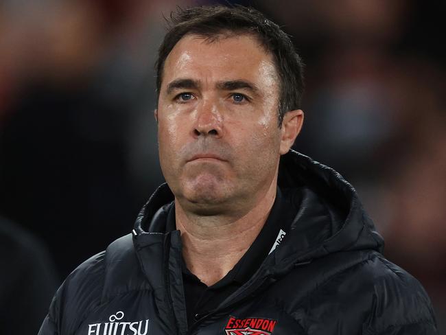 Brad Scott enters his third season at Essendon in 2025. Picture: Daniel Pockett/Getty Images