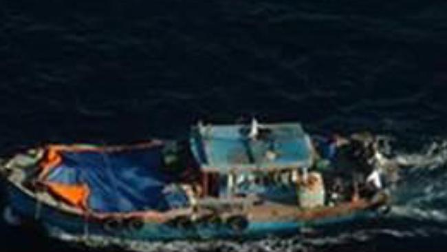 The Daily Telegraph ­obtained a photograph of the Vietnamese boat that was intercepted by federal agencies en route to Australia last week.