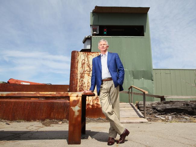 Graeme Wood at the Spring Bay Mill at Triabunna. Picture: NIKKI DAVIS-JONES