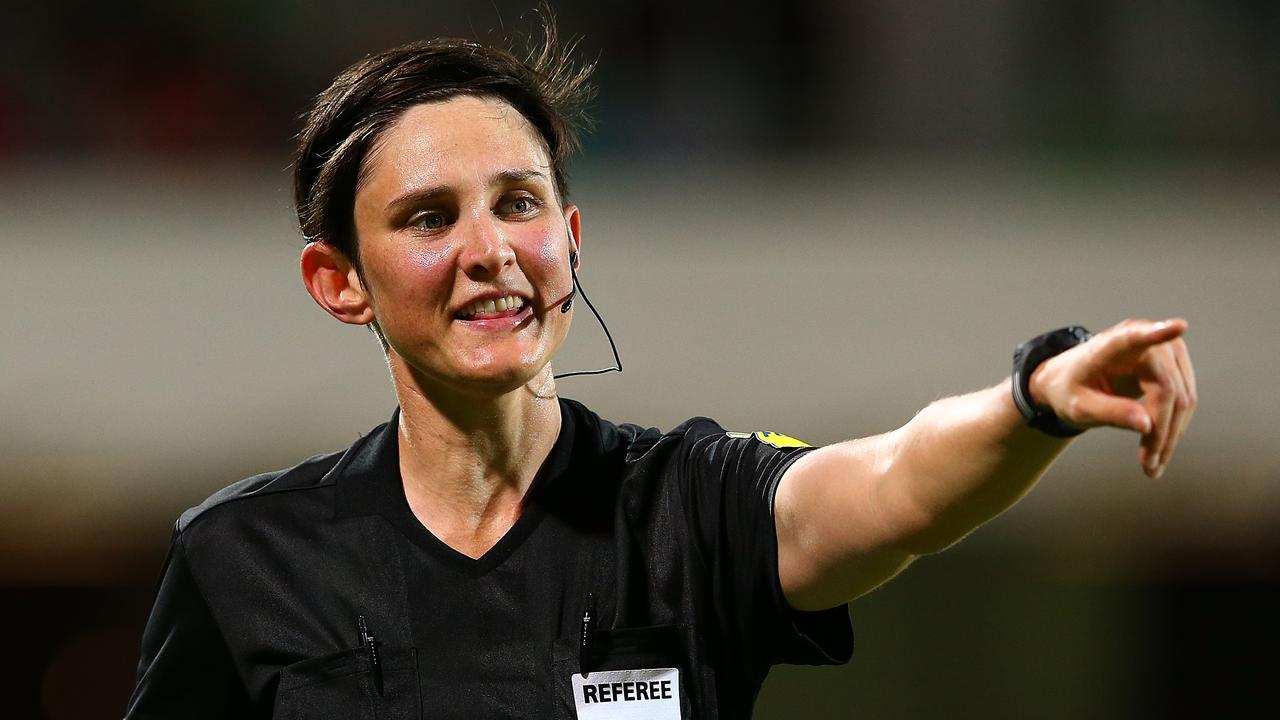 Match referee Kate Jacewicz. (Photo by Paul Kane/Getty Images)