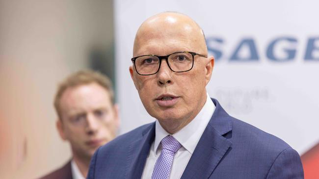 Opposition Leader Peter Dutton is not looking good either. Picture: NCA NewsWire/ Ben Clark