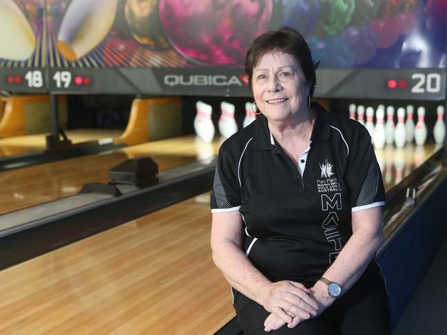 Upper Coomera local Gail Torrens. Gail is a gun ten pin bowler who has done lots for the sport across Queensland. 8 November 2022 Ashmore Picture by Richard Gosling