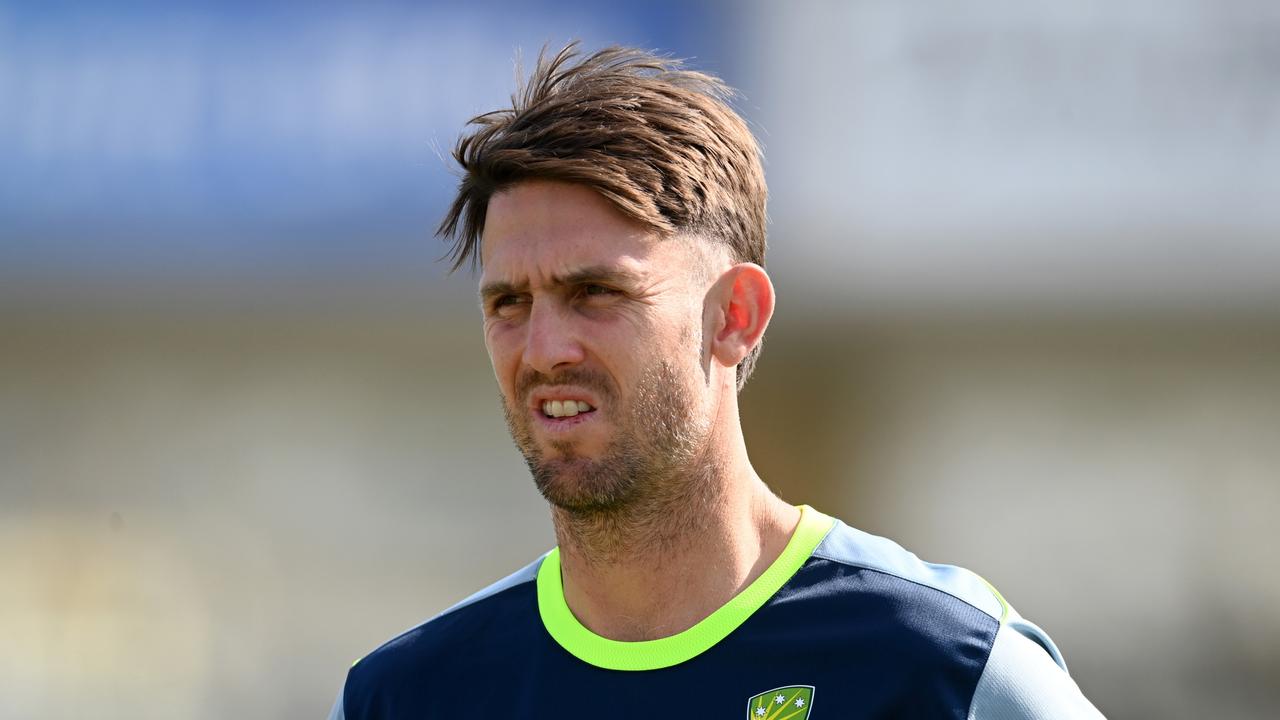 Australian captain Mitchell Marsh. Photo by Gareth Copley/Getty Images