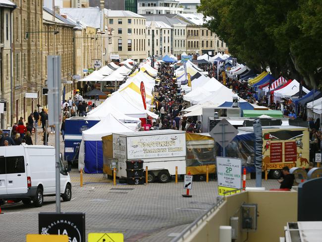 Last Salamanca Market, March 14. Picture: MATT THOMPSON