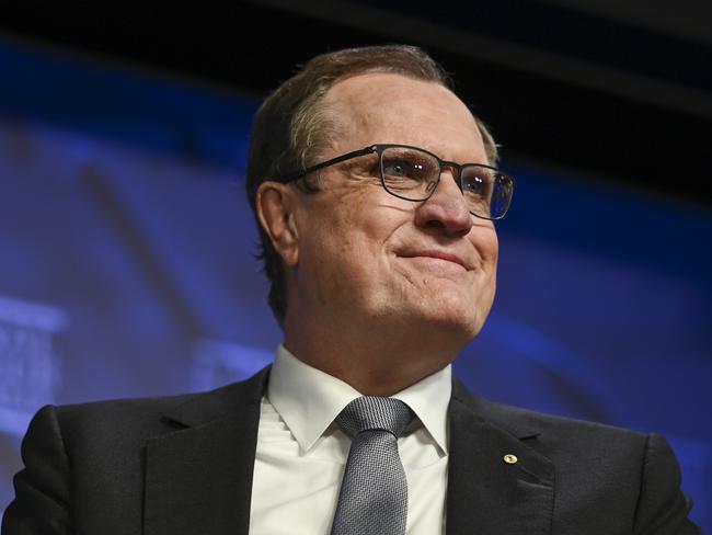 CANBERRA, AUSTRALIA, NewsWire Photos. FEBRUARY 21, 2024: ATO Commissioner Chris Jordan addresses the National Press Club in Canberra on "Transformation, trust, and tax: The Commissioner's story. Picture: NCA NewsWire / Martin Ollman