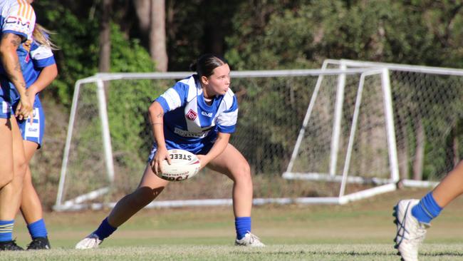 Beerwah Bulldogs senior women's players in action. Picture: Facebook