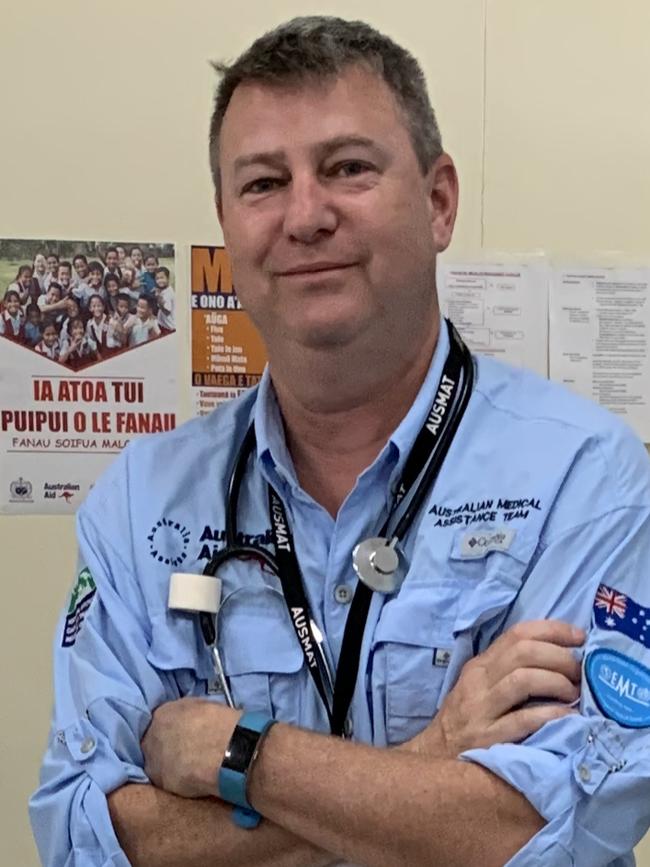 Dominic Sertori is a paediatric emergency nurse deployed with the Australian Medical Assistance Team.