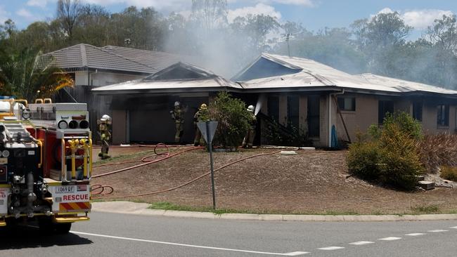 A Calliope home on Sybil Court was destroyed by fire on Boxing Day. Picture: Rodney Stevens