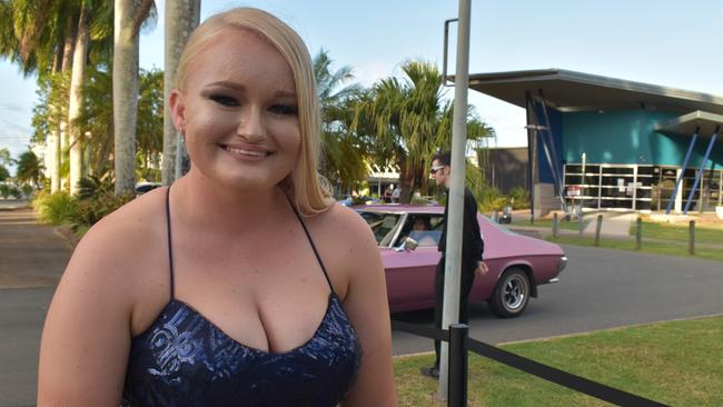 Felicitee Dunn at the Sarina State High School formal at the MECC, Mackay, on Thursday November 19. Picture: Zizi Averill
