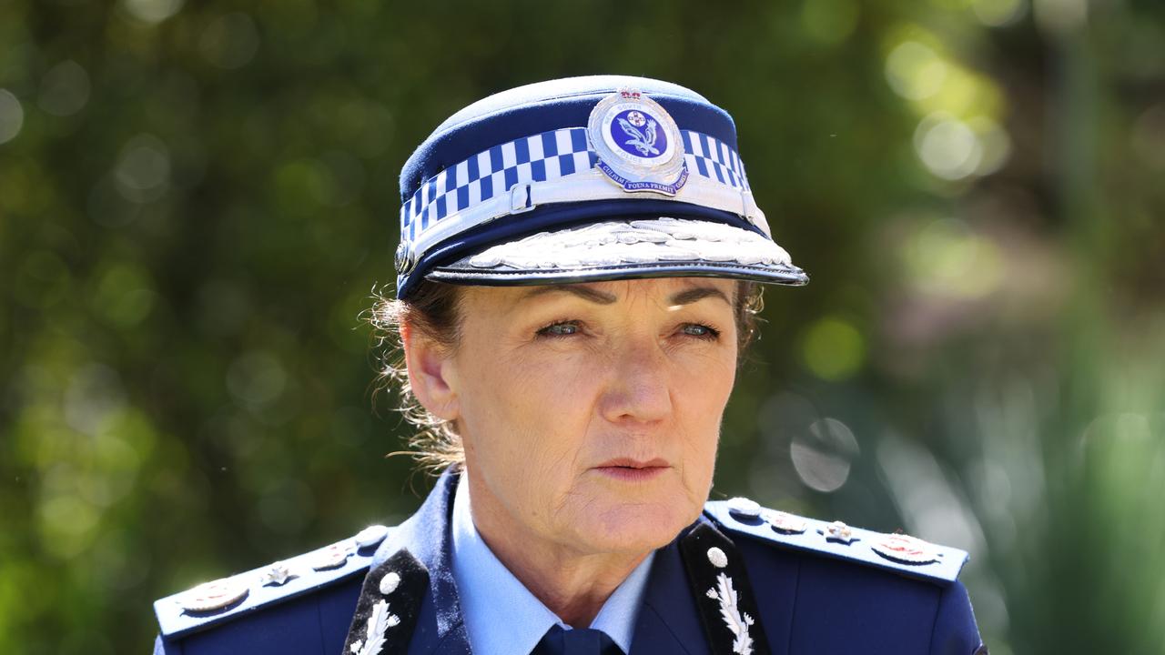 NSW Police Force Commissioner Karen Webb NSW has banned police officers from using WhatsApp. Picture: NewsWire / Damian Shaw